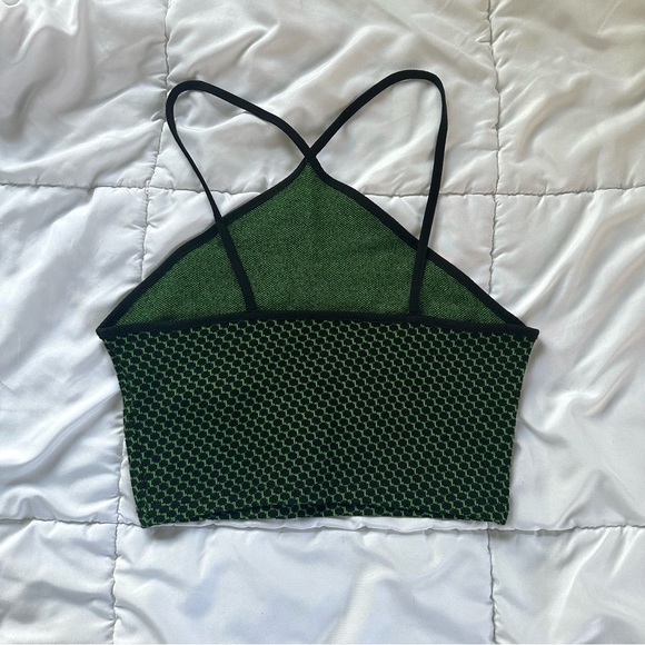 NWOT Zara Knit Halter Crop Top - Picture 2 of 2